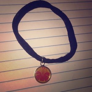 Flower charm bracelet